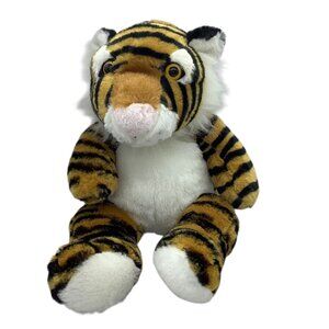Vtg Animaland Bengal Tiger Plush Stuffed Animal 11” Striped Toy Nanco UK